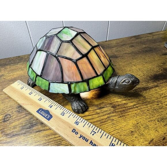 Tiffany Style Turtle Single Bulb Light - Picture 10 of 11